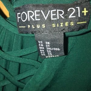 Emerald Body Suit from Forever 21